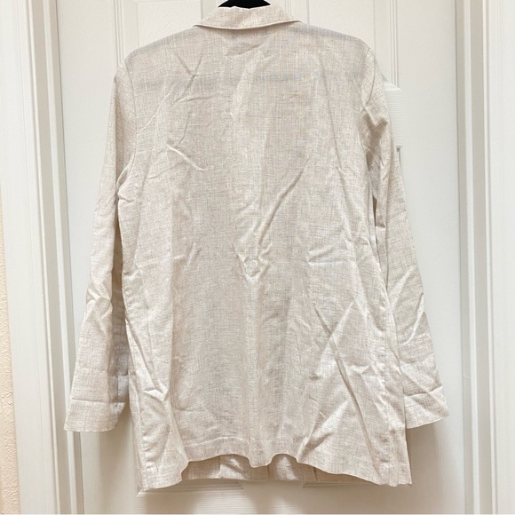 Sag Harbor Lightweight Notch Single Breasted Oatmeal Blazer - Picture 4 of 4